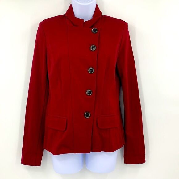 Cabi Red Outing Jacket # 3175 Sz 4 - Picture 2 of 8